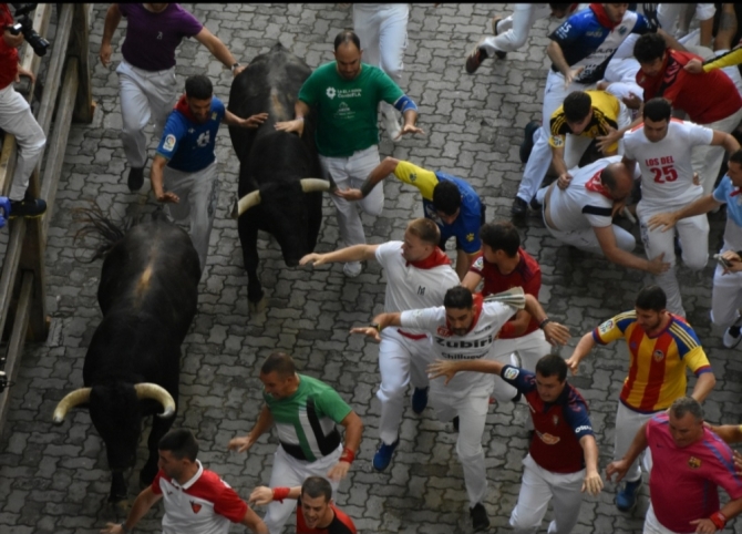 'Domingo Hernández: precioso, emocionante y bravo encierro con toros por delante'